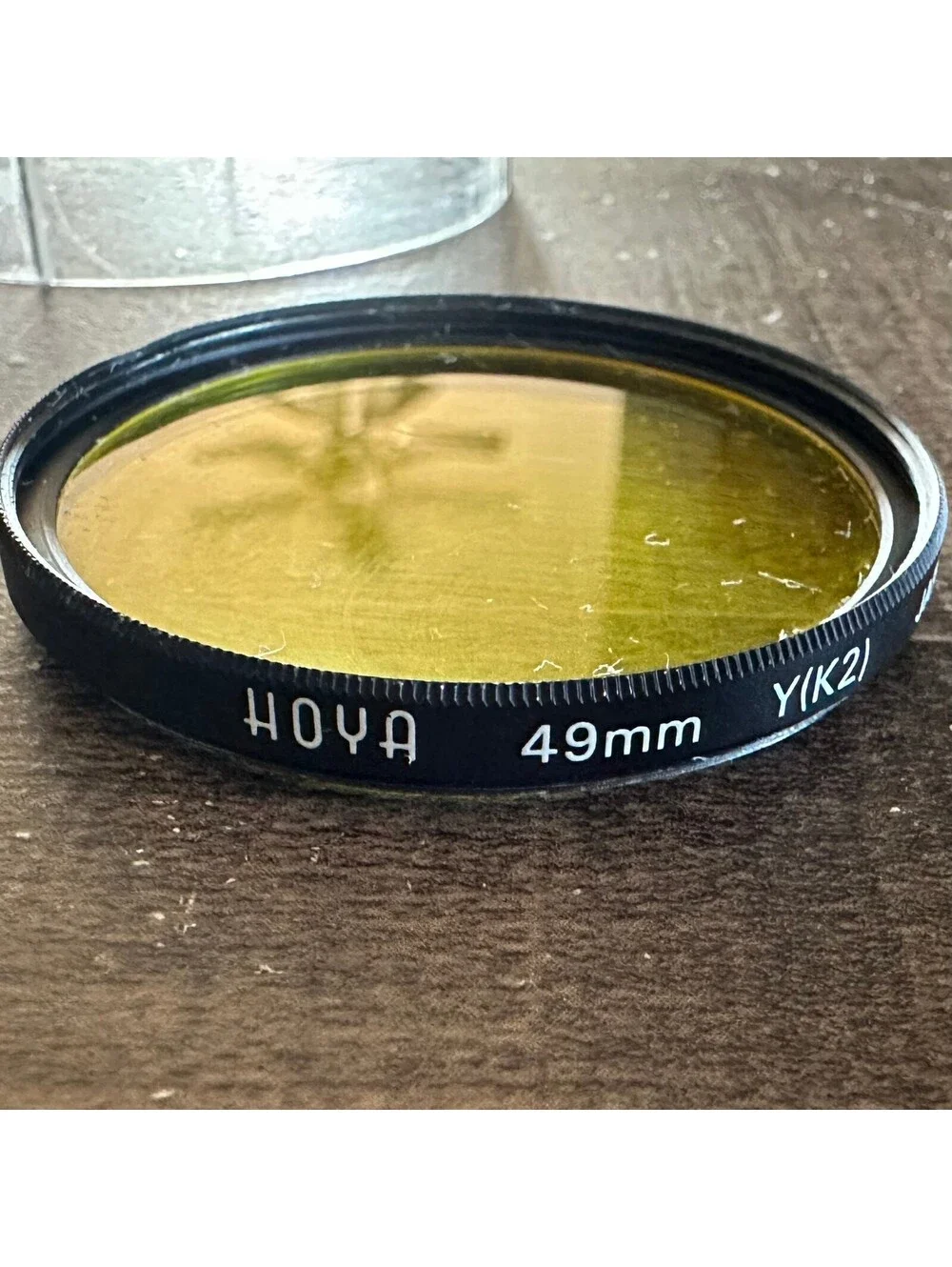 Vintage 49mm Camera Filter Lot Hoya Y(K2) Yellow Promaster R2 Red Japan Case